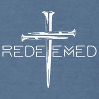 Redeemed Cross Nails Christian Apparel Christian Garment-Dyed Sweatshirt