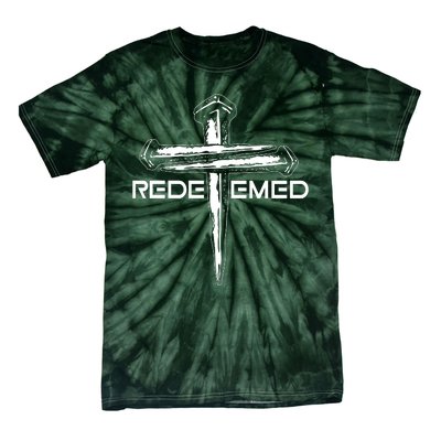 Redeemed Crucifixion Nails Tie-Dye T-Shirt