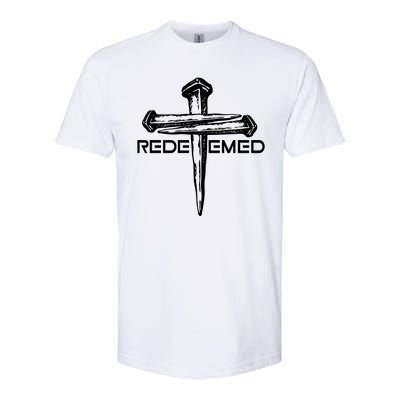 Redeemed Crucifixion Nails Softstyle CVC T-Shirt