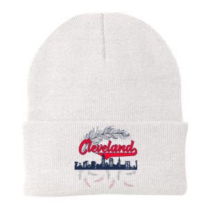 Retro Cleveland Native American Tribe Feathers Gift Knit Cap Winter Beanie