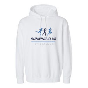 Running Club No Bad Guys Garment-Dyed Fleece Hoodie