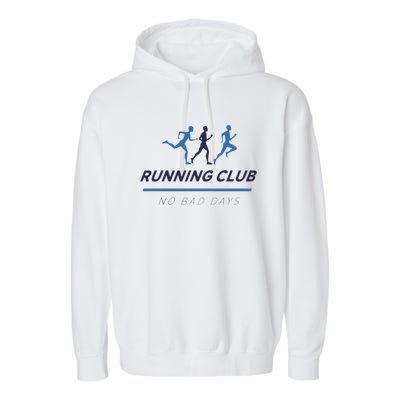 Running Club No Bad Guys Garment-Dyed Fleece Hoodie