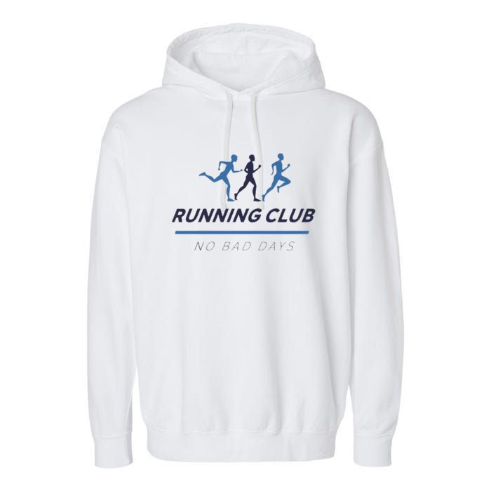 Running Club No Bad Guys Garment-Dyed Fleece Hoodie