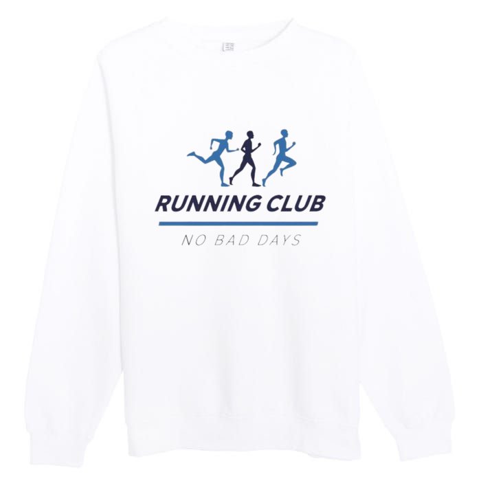 Running Club No Bad Guys Premium Crewneck Sweatshirt