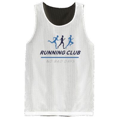 Running Club No Bad Guys Mesh Reversible Basketball Jersey Tank