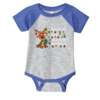 Reindeer Christmas Nice Naughty An Attempt Was Made Gift Infant Baby Jersey Bodysuit