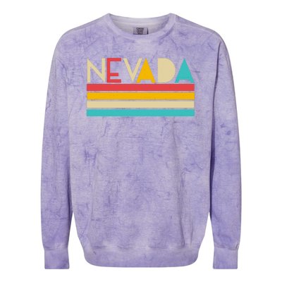 Retro Colors Nevada Colorblast Crewneck Sweatshirt