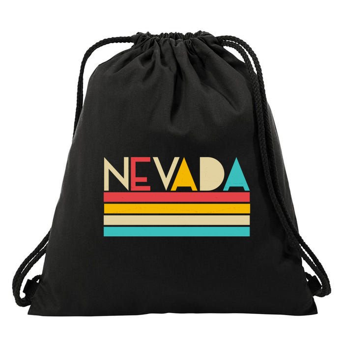 Retro Colors Nevada Drawstring Bag