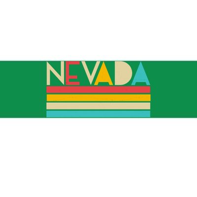 Retro Colors Nevada Bumper Sticker