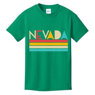 Retro Colors Nevada Kids T-Shirt