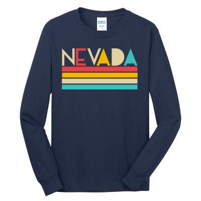 Retro Colors Nevada Tall Long Sleeve T-Shirt