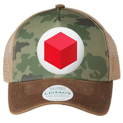 Red Cube Next Level Legacy Tie Dye Trucker Hat