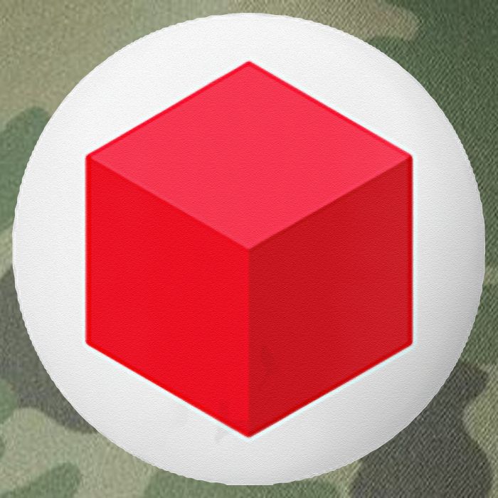 Red Cube Next Level Legacy Tie Dye Trucker Hat