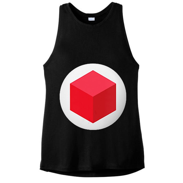 Red Cube Next Level Ladies PosiCharge Tri-Blend Wicking Tank