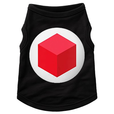 Red Cube Next Level Doggie Tank