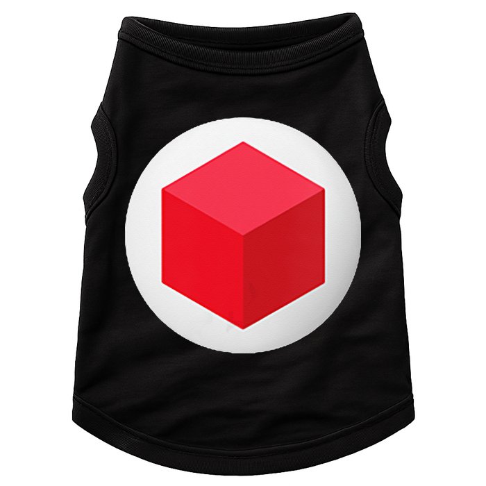 Red Cube Next Level Doggie Tank