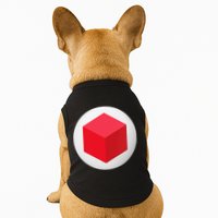 Red Cube Next Level Doggie Tank