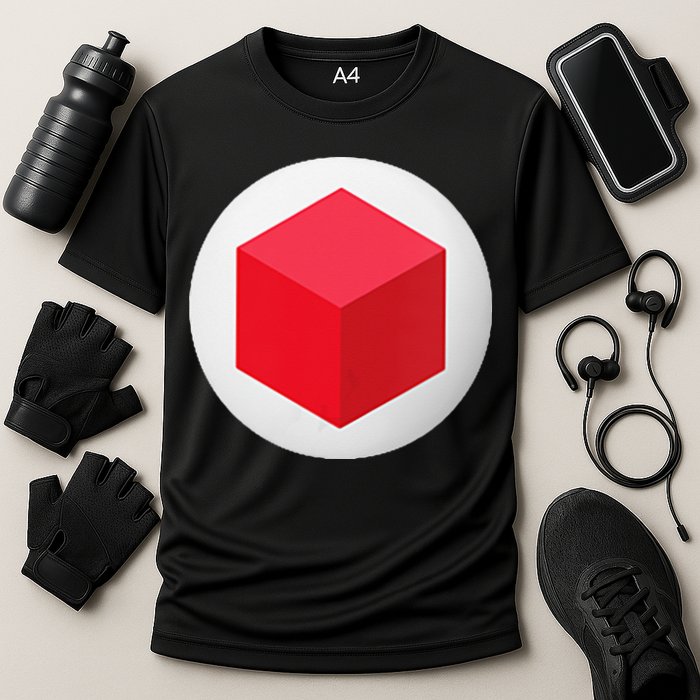 Red Cube Next Level Performance Shirt