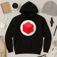 Red Cube Next Level Hoodie