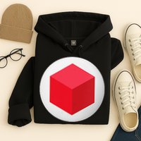 Red Cube Next Level Hoodie