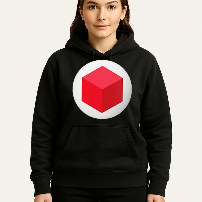 Red Cube Next Level Hoodie