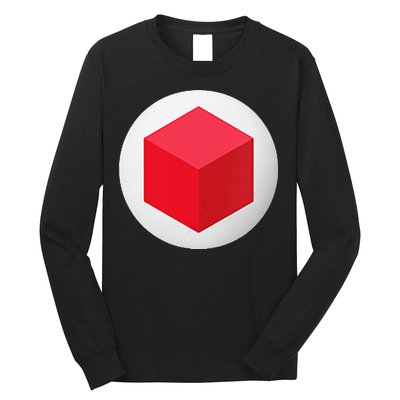 Red Cube Next Level Long Sleeve Shirt