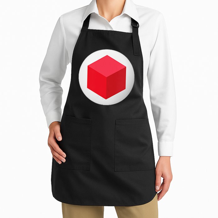 Red Cube Next Level Apron