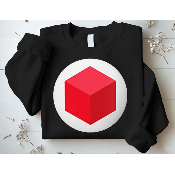 Red Cube Next Level Sweatshirt