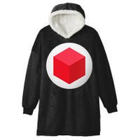 Red Cube Next Level Hooded Wearable Blanket