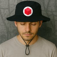 Red Cube Next Level Bucket Hat