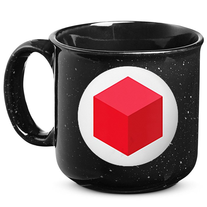 Red Cube Next Level 15oz Campfire Ceramic Mug