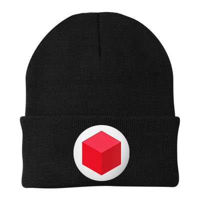 Red Cube Next Level Beanie