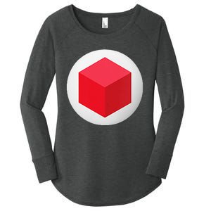 Red Cube Next Level Women's Perfect Tri Tunic Long Sleeve Shirt