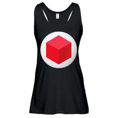 Red Cube Next Level Ladies Essential Flowy Tank