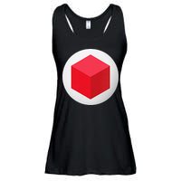 Red Cube Next Level Ladies Essential Flowy Tank