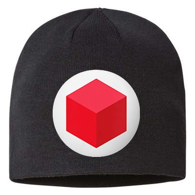 Red Cube Next Level Sustainable Beanie