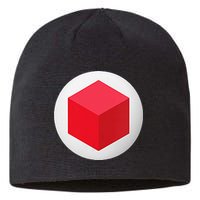 Red Cube Next Level Sustainable Beanie