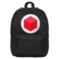 Red Cube Next Level 16 in Basic Backpack