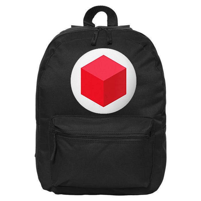 Red Cube Next Level 16 in Basic Backpack