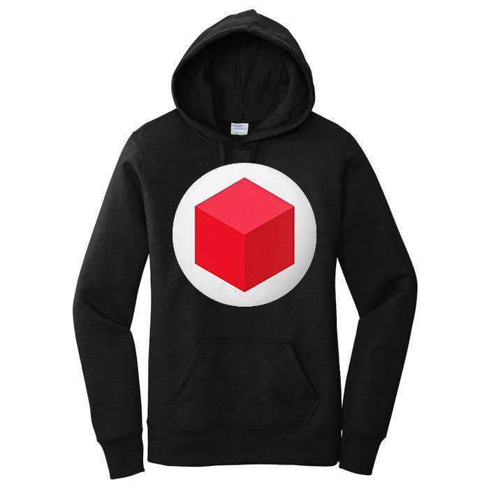 Red Cube Next Level Women's Pullover Hoodie