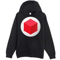 Red Cube Next Level Premium Pullover Hoodie