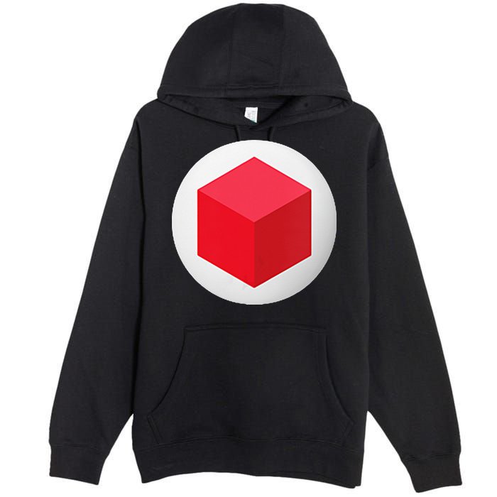 Red Cube Next Level Premium Pullover Hoodie
