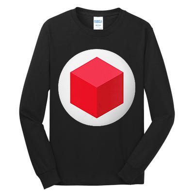 Red Cube Next Level Tall Long Sleeve T-Shirt