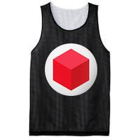 Red Cube Next Level Mesh Reversible Basketball Jersey Tank