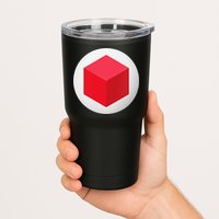 Red Cube Next Level Tumbler