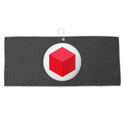 Red Cube Next Level Large Microfiber Waffle Golf Towel