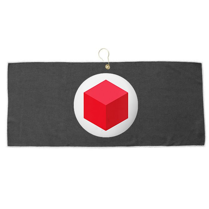 Red Cube Next Level Large Microfiber Waffle Golf Towel