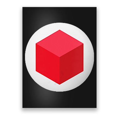 Red Cube Next Level Poster