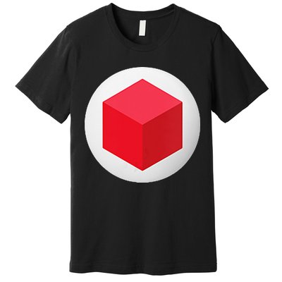 Red Cube Next Level Premium T-Shirt