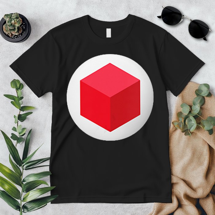 Red Cube Next Level Premium T-Shirt